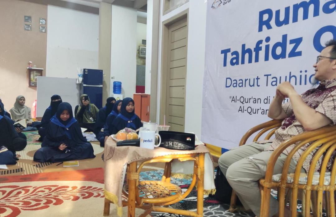 Santri Rumah Tahfidz Qur’an dan Tim DT Peduli Aceh Antusias Ikut Halaqah Bersama Ustaz Budi Faisal 