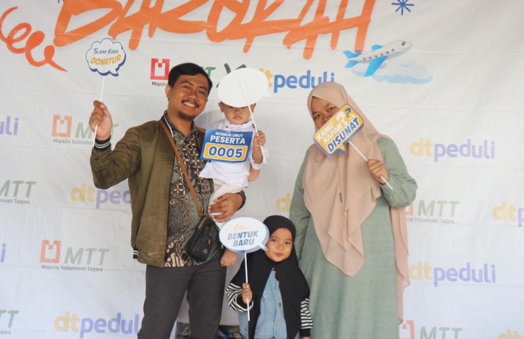 DT Peduli Cianjur Bersama Majelis Telkom Taqwa Gelar Khitan Barokah di Yayasan Baitun Nashri Al-Muyassar 