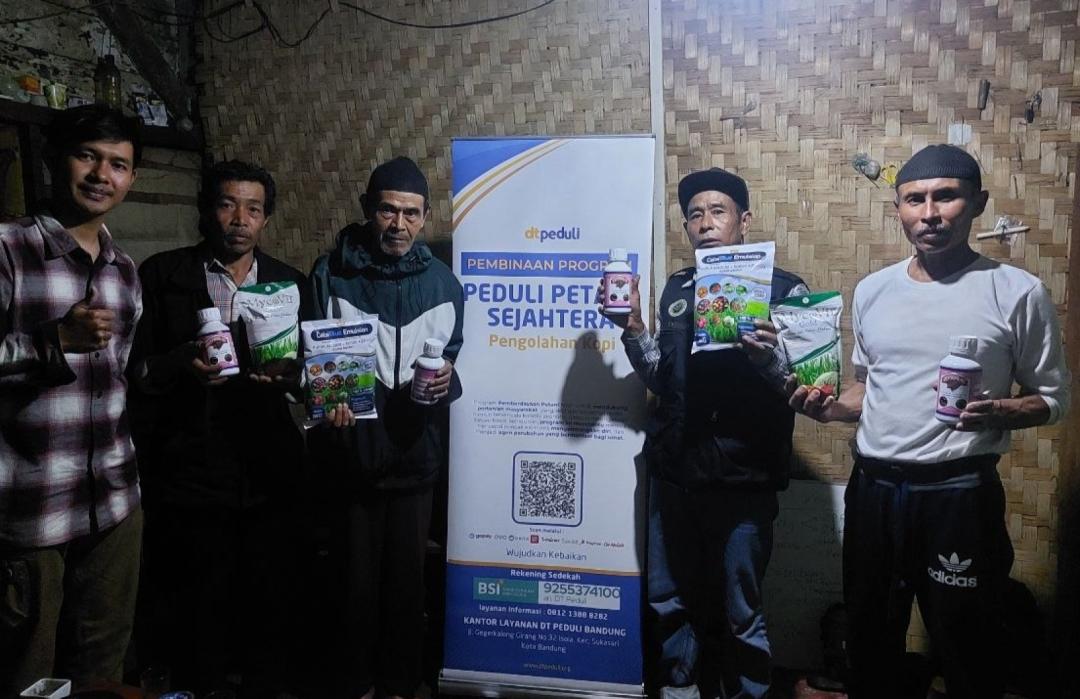 DT Peduli Bandung Laksanakan Pembinaan dan Pendampingan Petani Kopi di Wilayah Kecamatan Gambung