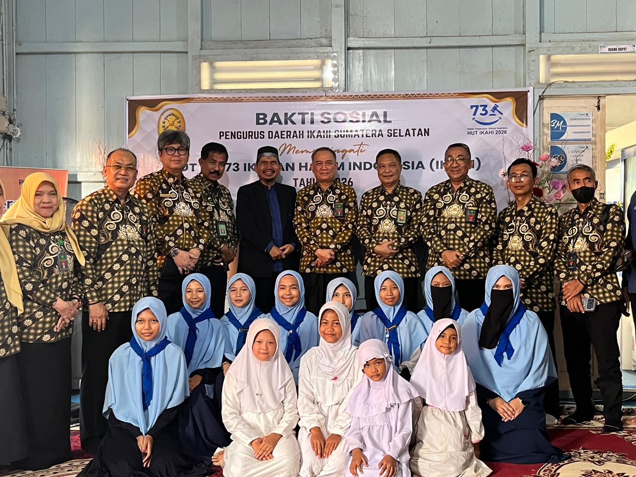 Pengurus Daerah IKAHI Sumatera Selatan Gelar Bakti Sosial di Kantor DT Peduli Sumsel