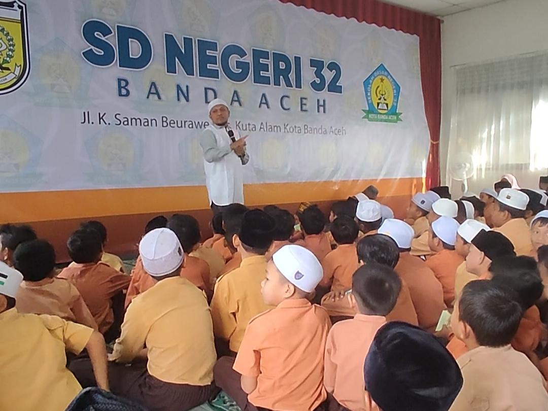 MMQ Goes to School Hadir di SDN 32 Banda Aceh, Tanamkan Semangat Belajar dan Sedekah Sejak Dini