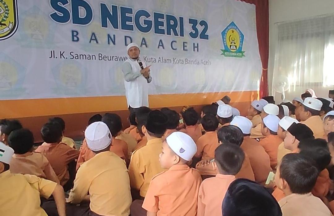 MMQ Goes to School Hadir di SDN 32 Banda Aceh, Tanamkan Semangat Belajar dan Sedekah Sejak Dini