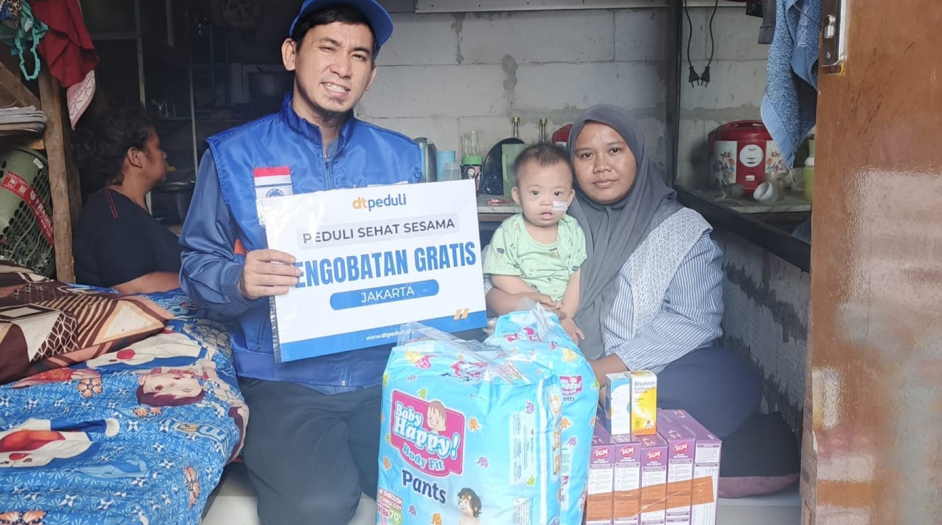 Warga Daerah Meruya Bersyukur Hadirnya Program Peduli Sehat Sesama dari DT Peduli Jakarta 
