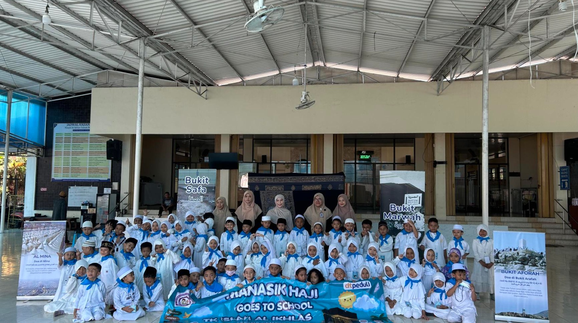 Kenalkan Rukun Islam ke Lima, DT Peduli Malang Gelar Manasik Haji Bersama TK Islam Al Ikhlas