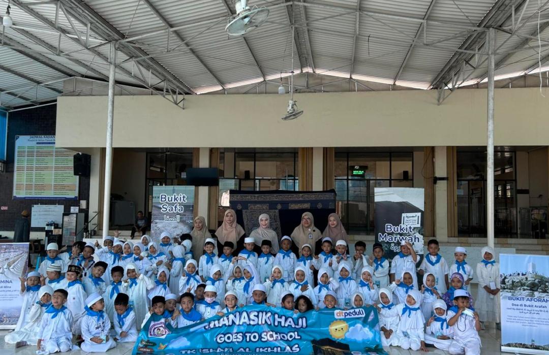 Kenalkan Rukun Islam ke Lima, DT Peduli Malang Gelar Manasik Haji Bersama TK Islam Al Ikhlas