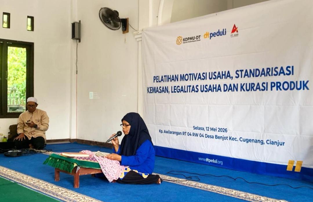   DT Peduli Cianjur Perkuat Kapasitas UMKM melalui Pelatihan Motivasi Usaha, Standardisasi Kemasan, dan Legalitas Produk