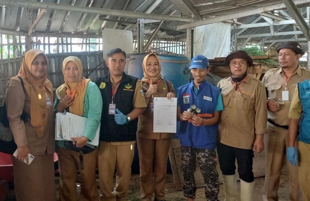 Dinas Peternakan dan Kesehatan Hewan Tinjau Kandang Qurban DT Peduli Garut 