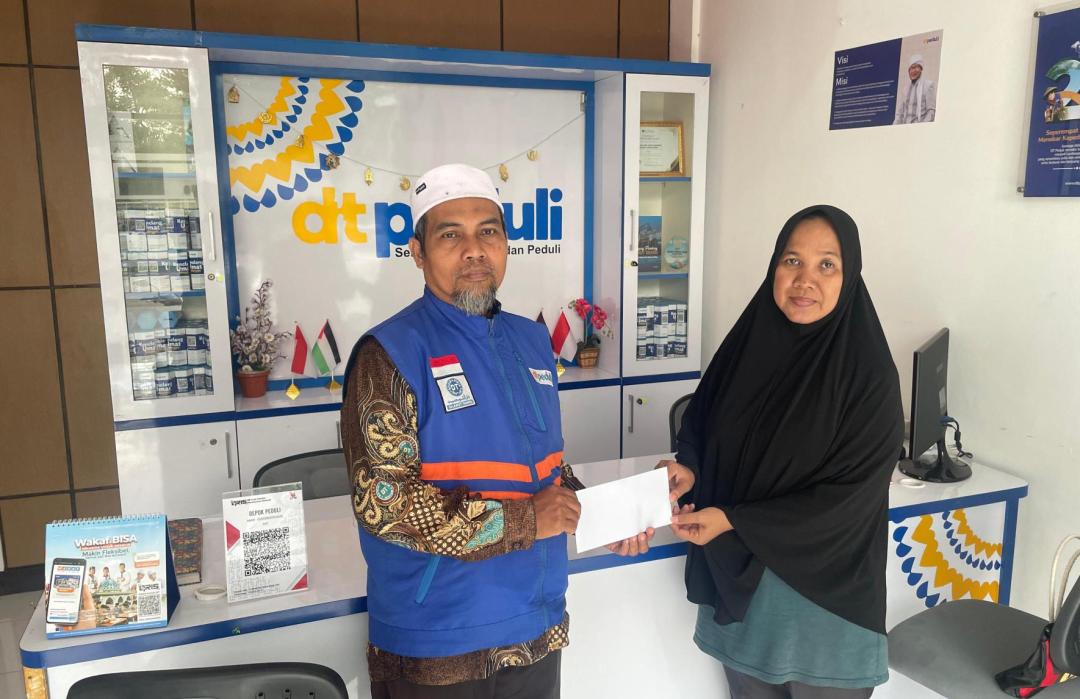 DT Peduli Depok Salurkan Bantuan Pelunasan Tunggakan Kontrakan 
