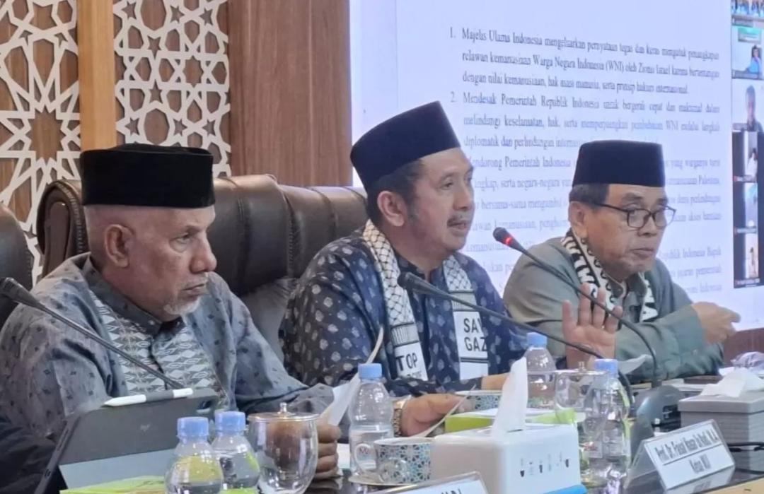 Sikapi Penahanan 9 WNI Aktivis GSF 2.0, MUI Rilis 6 Poin Taujihat 