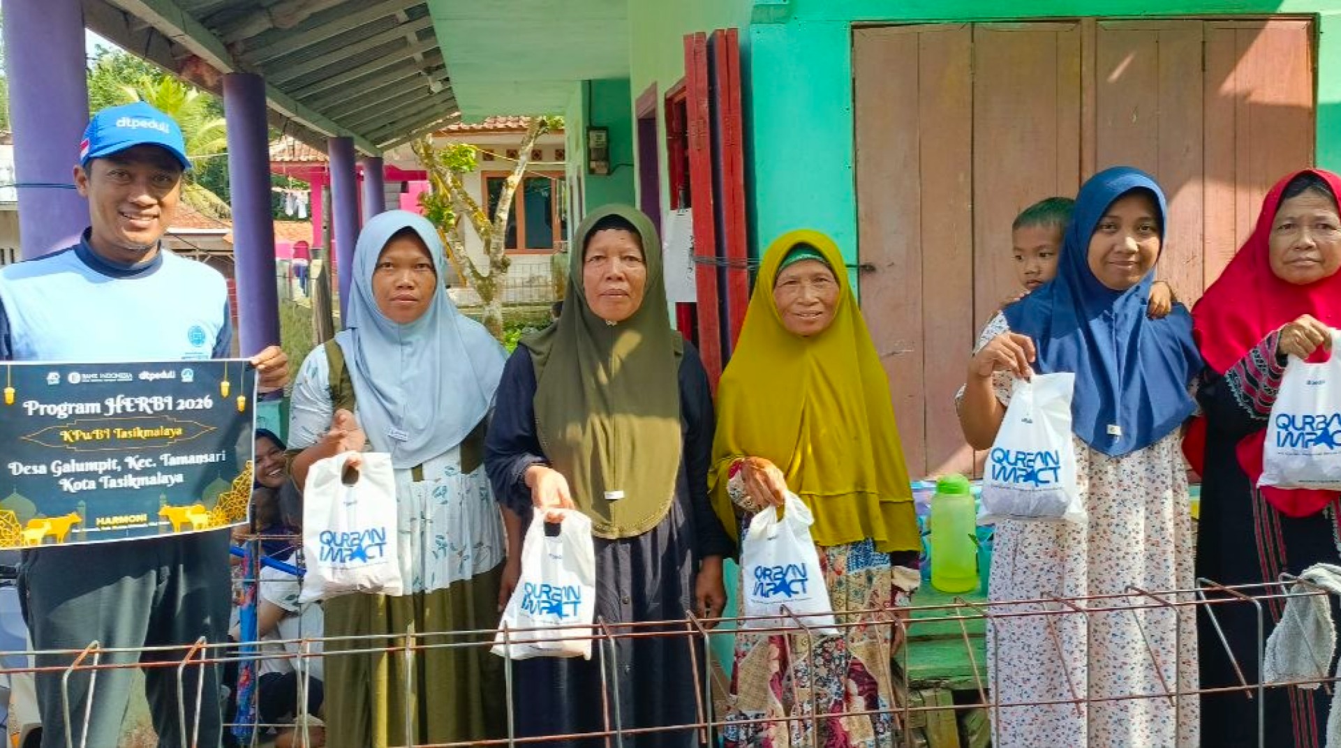 BI Kantor Perwakilan Tasikmalaya Sinergi dengan DT Peduli Tasikmalaya Salurkan Qurban di Tiga Titik Wilayah 