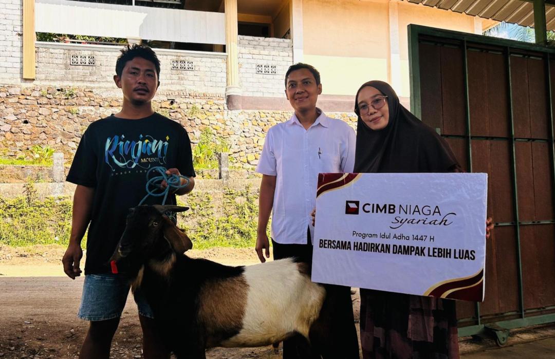 DT Peduli NTB dan CIMB Niaga Syariah KCS Kuta Mandalika Sukses Distribusikan Hewan Qurban 2026