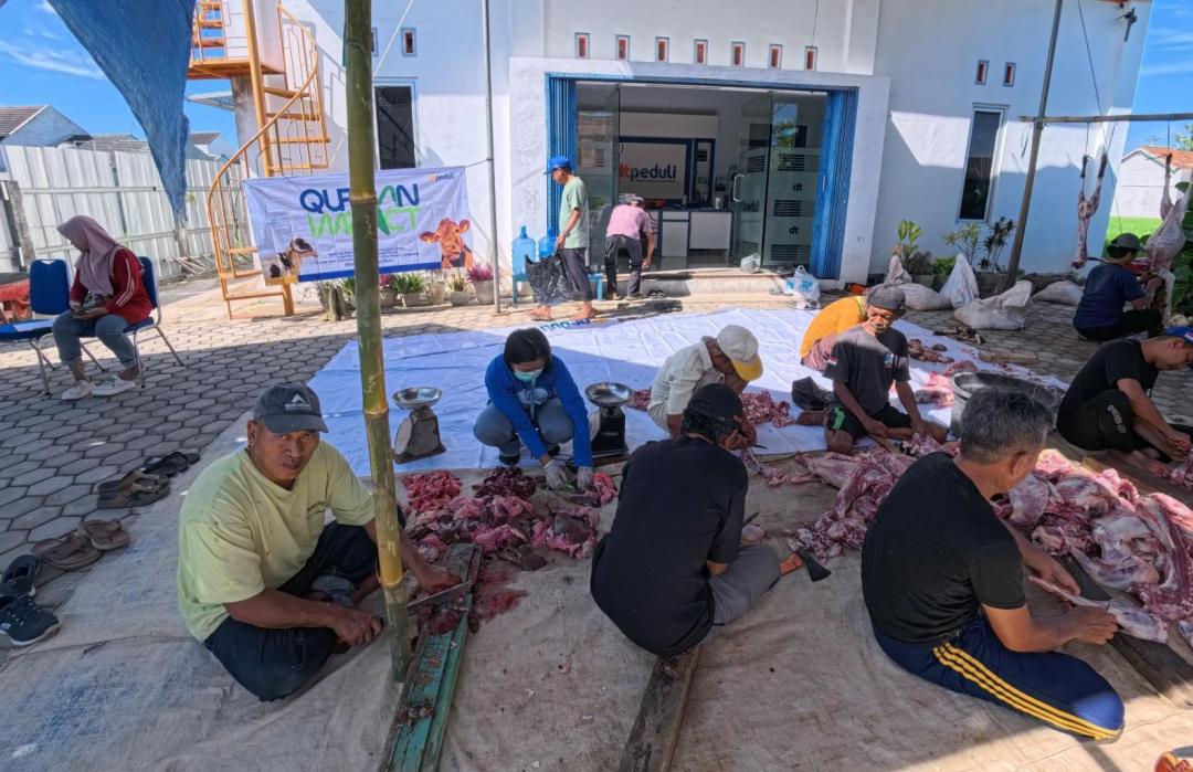 Qurban Impact, DT Peduli Metro Potong Puluhan Hewan Qurban untuk Ribuan Penerima Manfaat di Lampung 