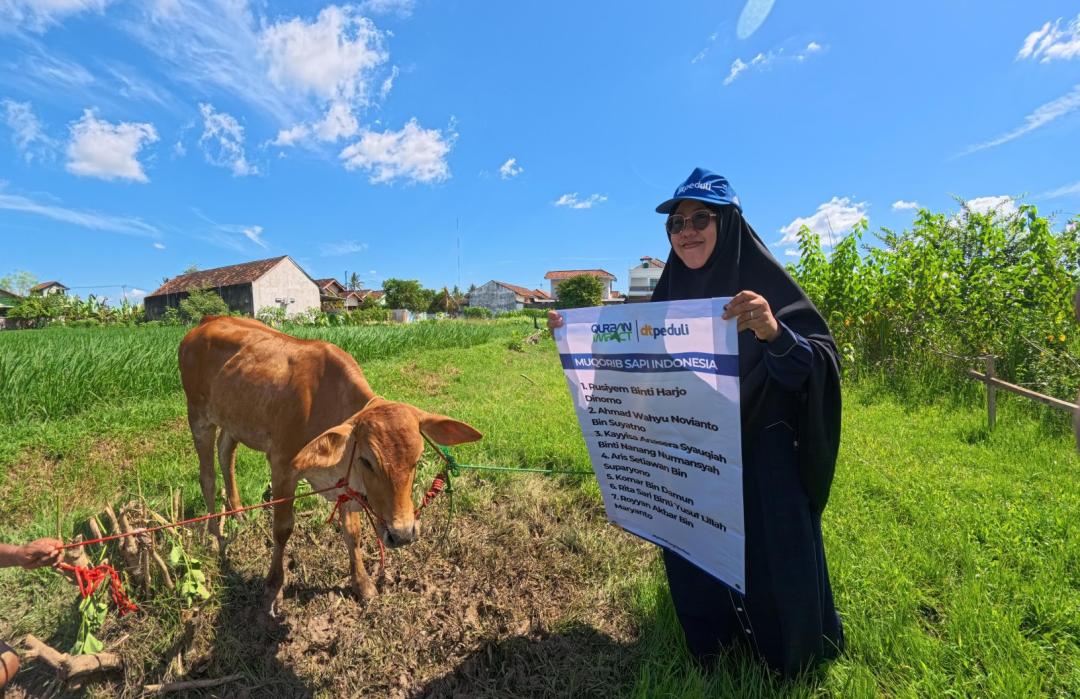 Inilah Sapi Qurban dari Santri Karya DT Peduli Metro untuk Masyarakat yang Membutuhkan 