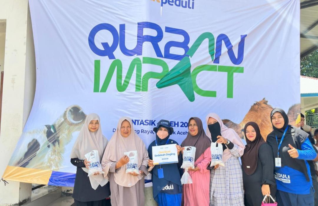 Gelar Qurban Impact 2026, DT Peduli Aceh Hadirkan Kebahagiaan untuk Masyarakat Desa Bueng Raya 