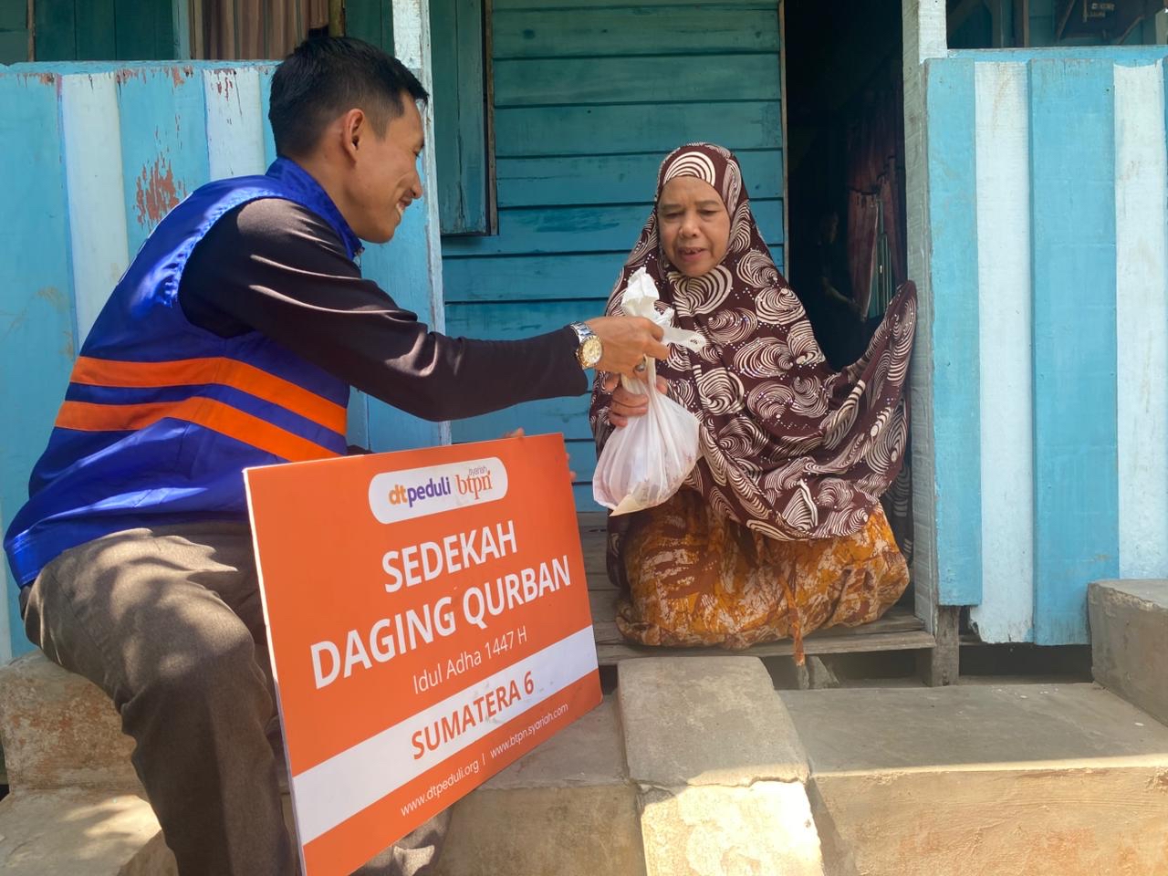 BTPN Syariah dan DT Peduli Sumut Tebar Kebaikan Melalui Sedekah Daqing Qurban di Tanjung Balai 