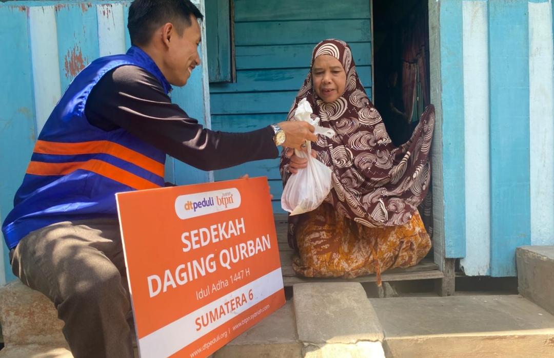 BTPN Syariah dan DT Peduli Sumut Tebar Kebaikan Melalui Sedekah Daqing Qurban di Tanjung Balai 