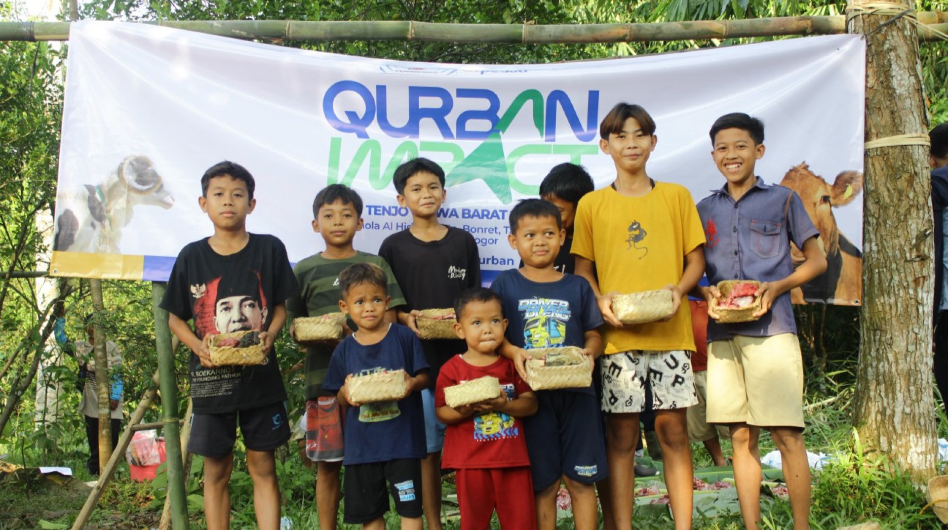 DT Peduli Jakarta Sukses Gelar Qurban Impact di Kampung Bonret, Kabupaten Bogor 