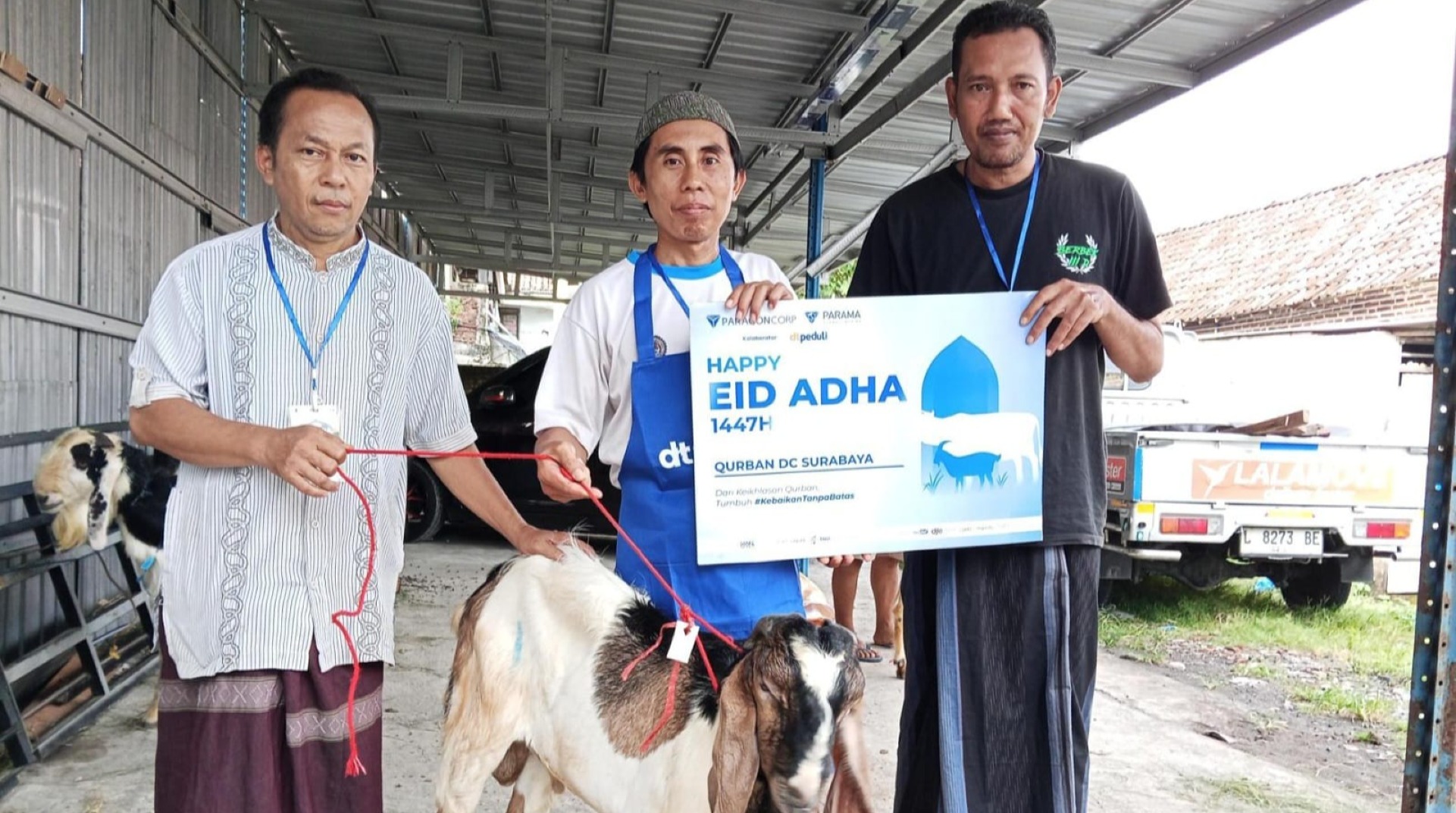 PT. Paragon DC Surabaya Sinergi dengan DT Peduli Jatim Tebar Manfaat Melalui Program Qurban Impact