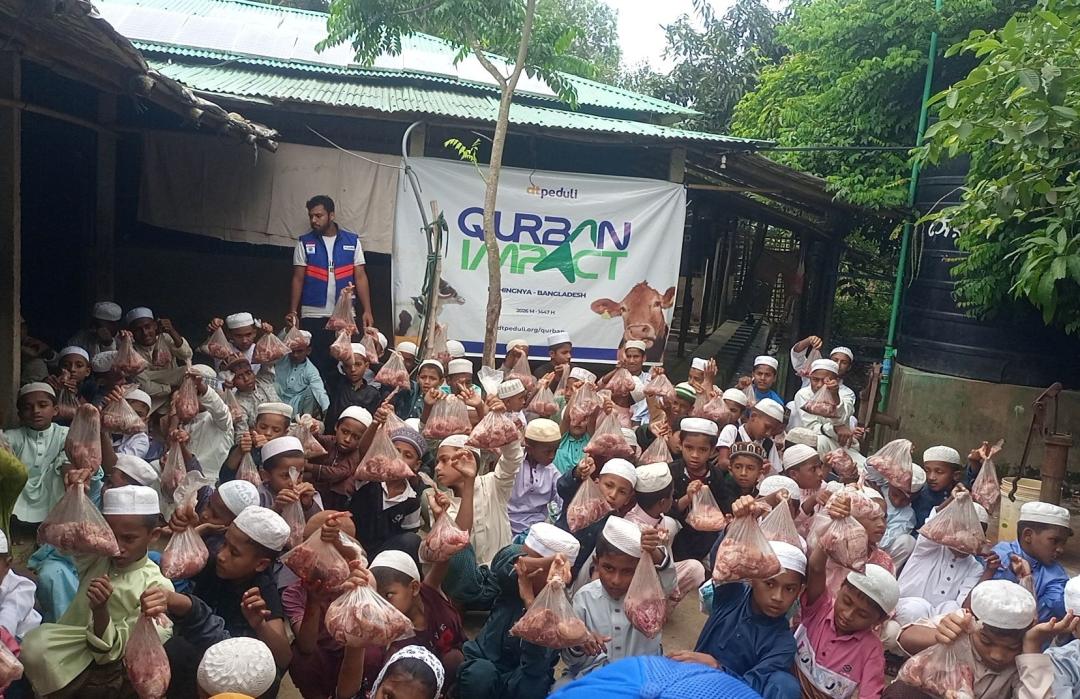 Saat Kebahagiaan Qurban Hadir di Kamp Pengungsian Cox’s Bazar