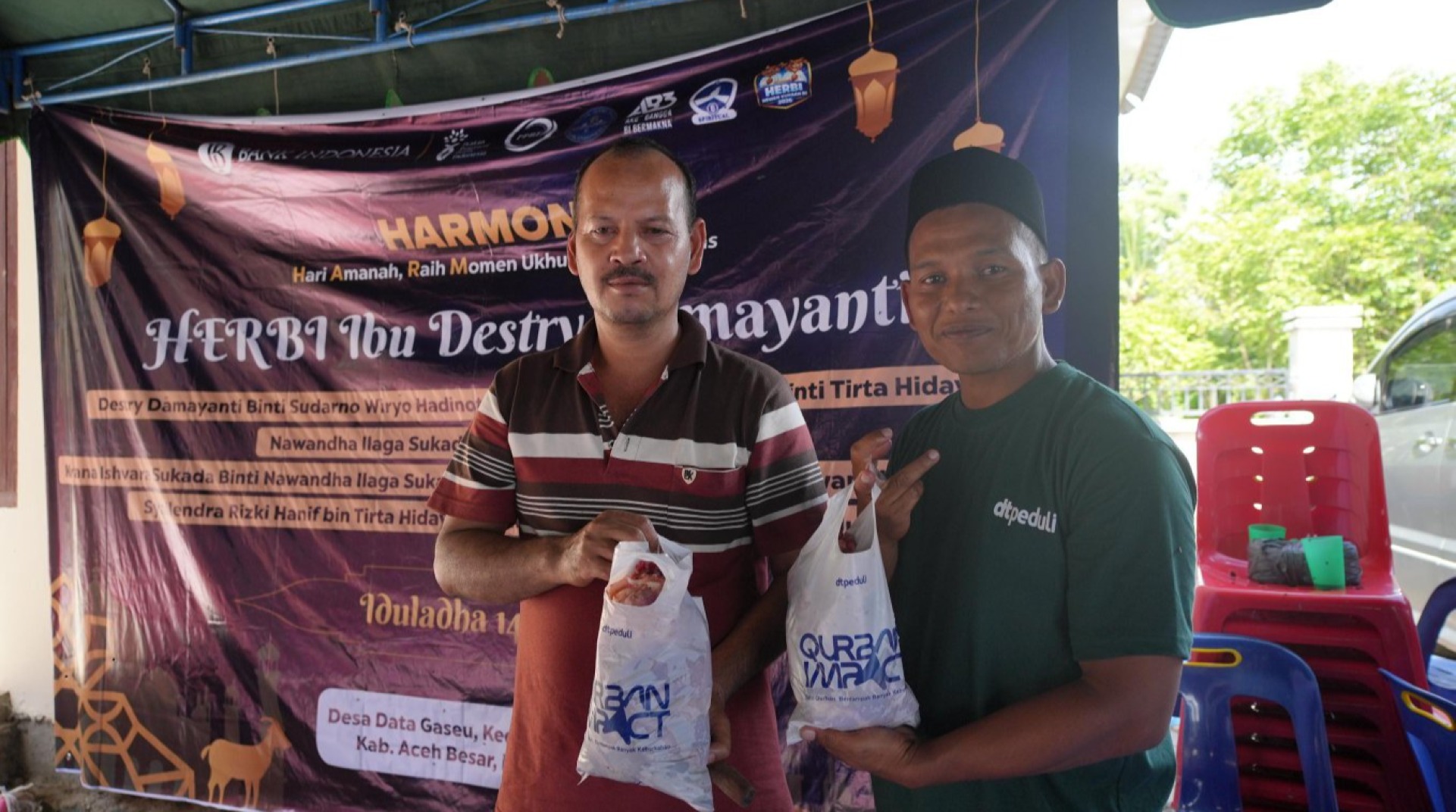 Bank Indonesia Melalui Program HERBI Salurkan Qurban kepada Masyarakat di Wilayah 3T Bersama DT Peduli Aceh 