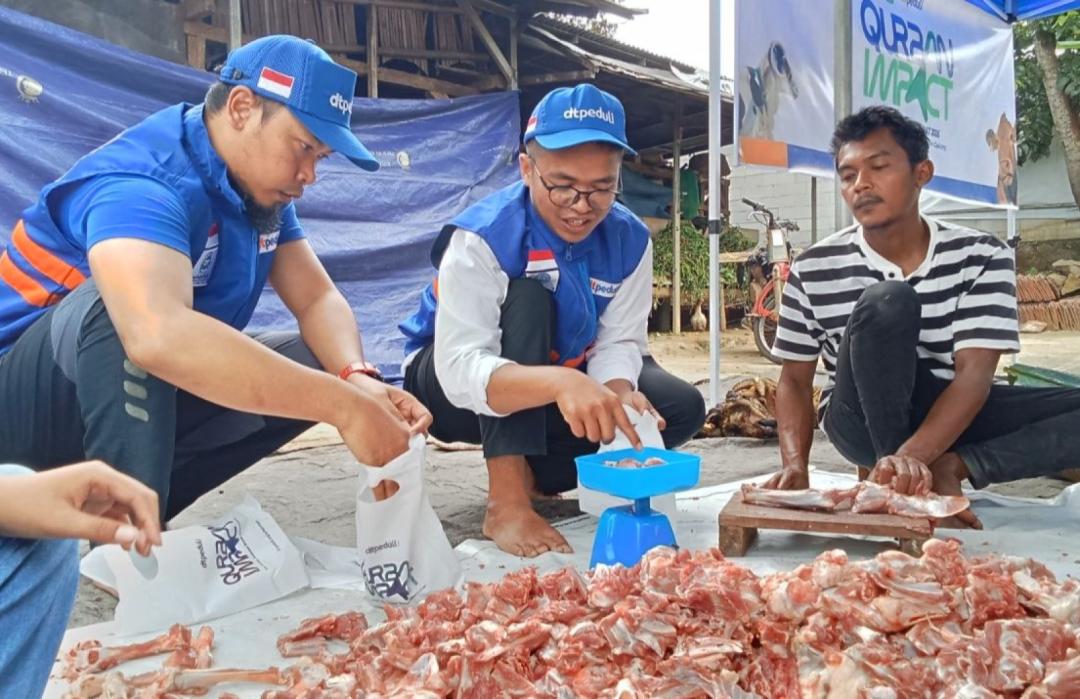 DT Peduli Kuningan Gelar Qurban Impact Bersama MD Nuurus Shofa di Desa Mekarsari  