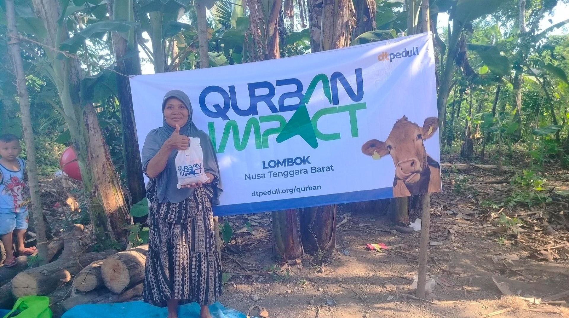 DT Peduli NTB Sukses Gelar Qurban Impact di Yayasan Rumah Qur'an Durrotul Jinan, Ronjok
