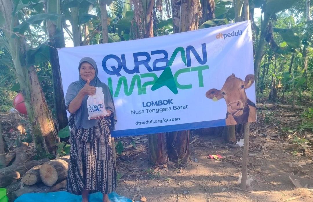 DT Peduli NTB Sukses Gelar Qurban Impact di Yayasan Rumah Qur'an Durrotul Jinan, Ronjok