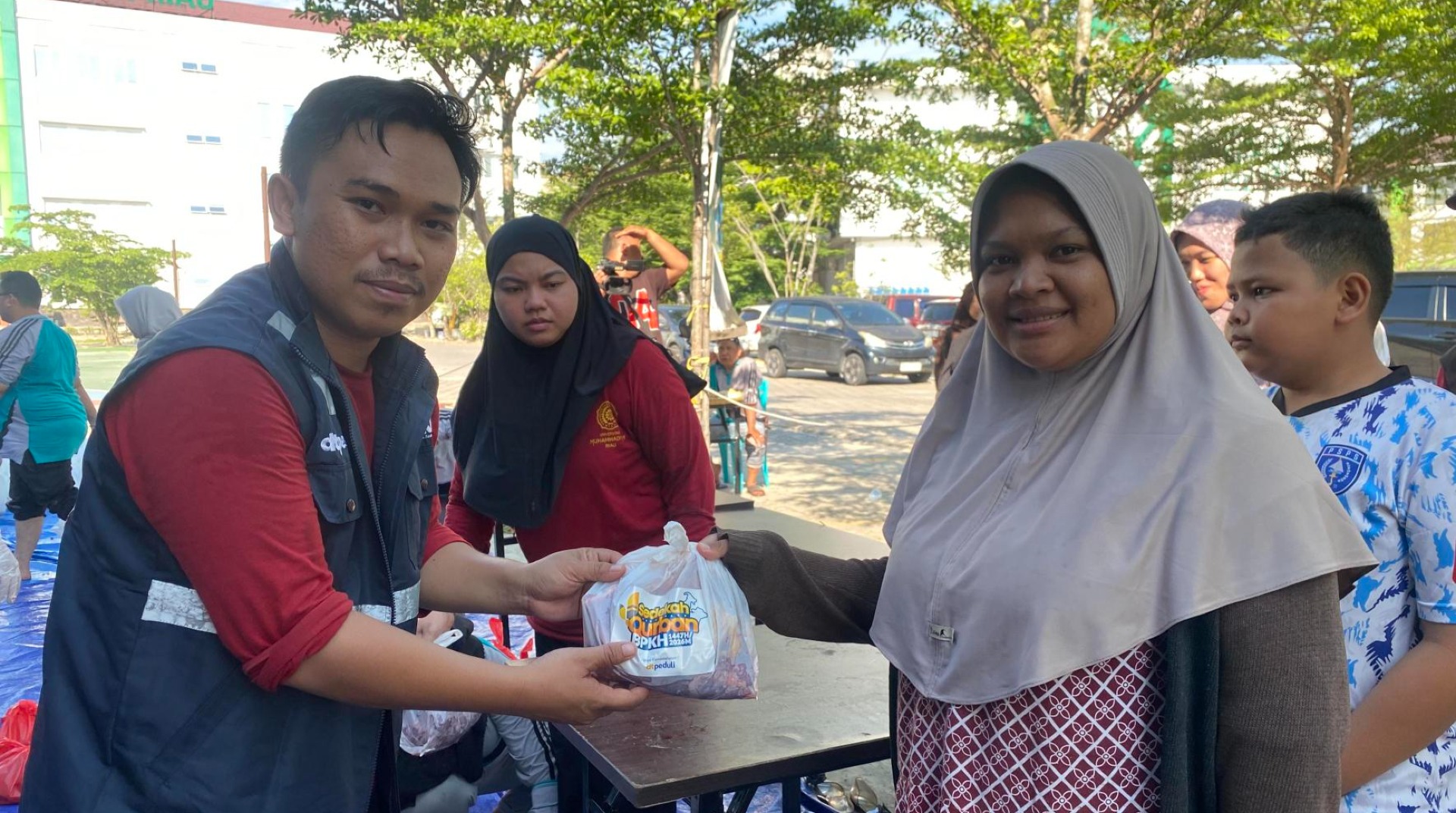DT Peduli Riau Bersama BPKH Sukses Gelar Sedekah Qurban di Lingkungan Universitas Muhamadiyah Riau (UMRI) 
