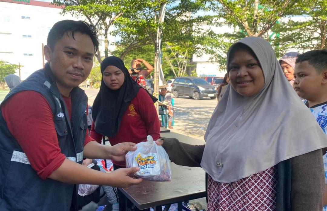 DT Peduli Riau Bersama BPKH Sukses Gelar Sedekah Qurban di Lingkungan Universitas Muhamadiyah Riau (UMRI) 