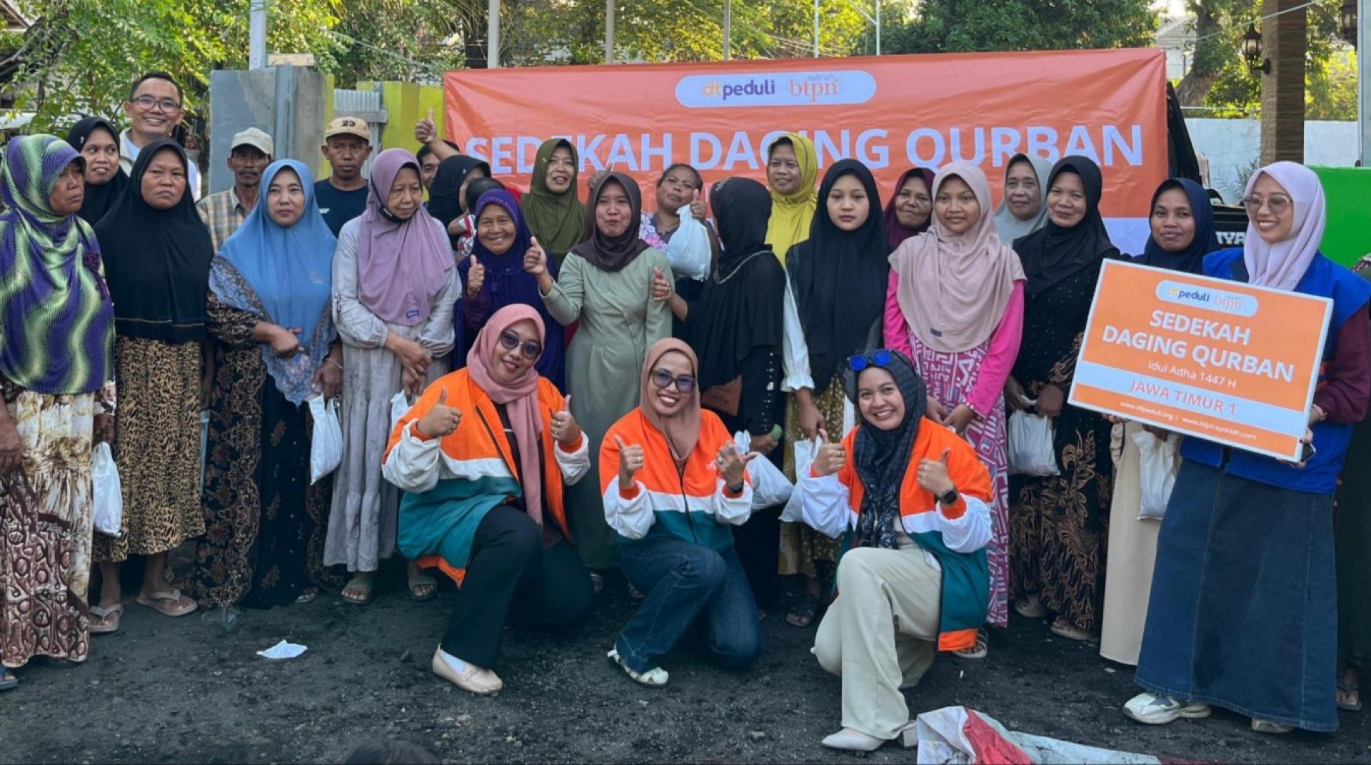DT Peduli Malang dan BTPN Syariah Sukses Salurkan Qurban untuk Warga Mayangan, Probolinggo 