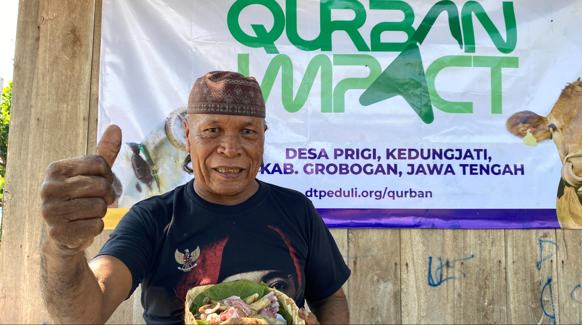 DT Peduli Jateng Sukses Gelar Qurban Impact, 80 Ekor Domba Disembelih untuk Warga Desa Prigi  
