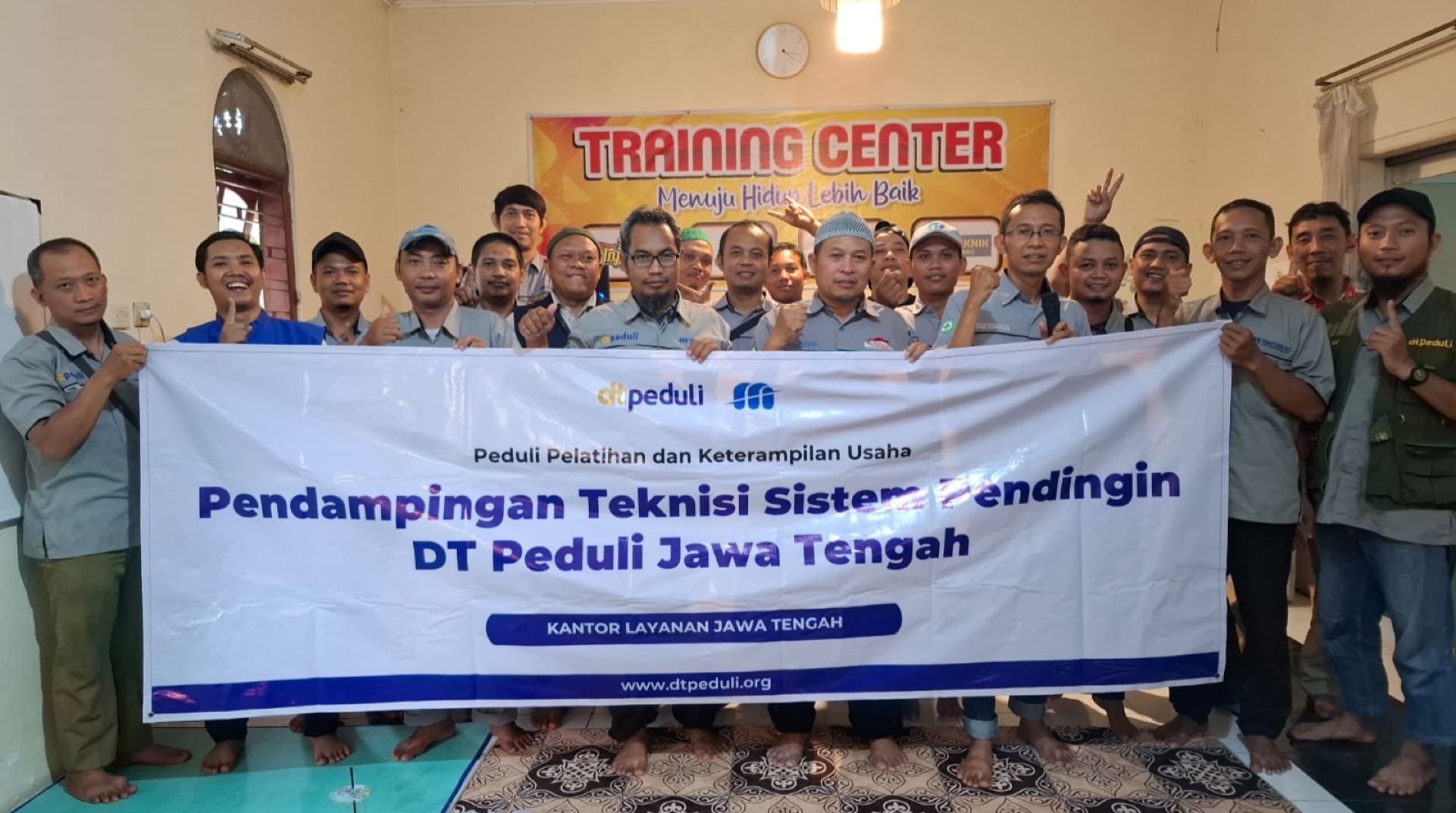 DT Peduli Jateng Gelar Kegiatan Ngulik Bareng Teknisi Sistem Pendingin untuk Teknisi AC Binaan