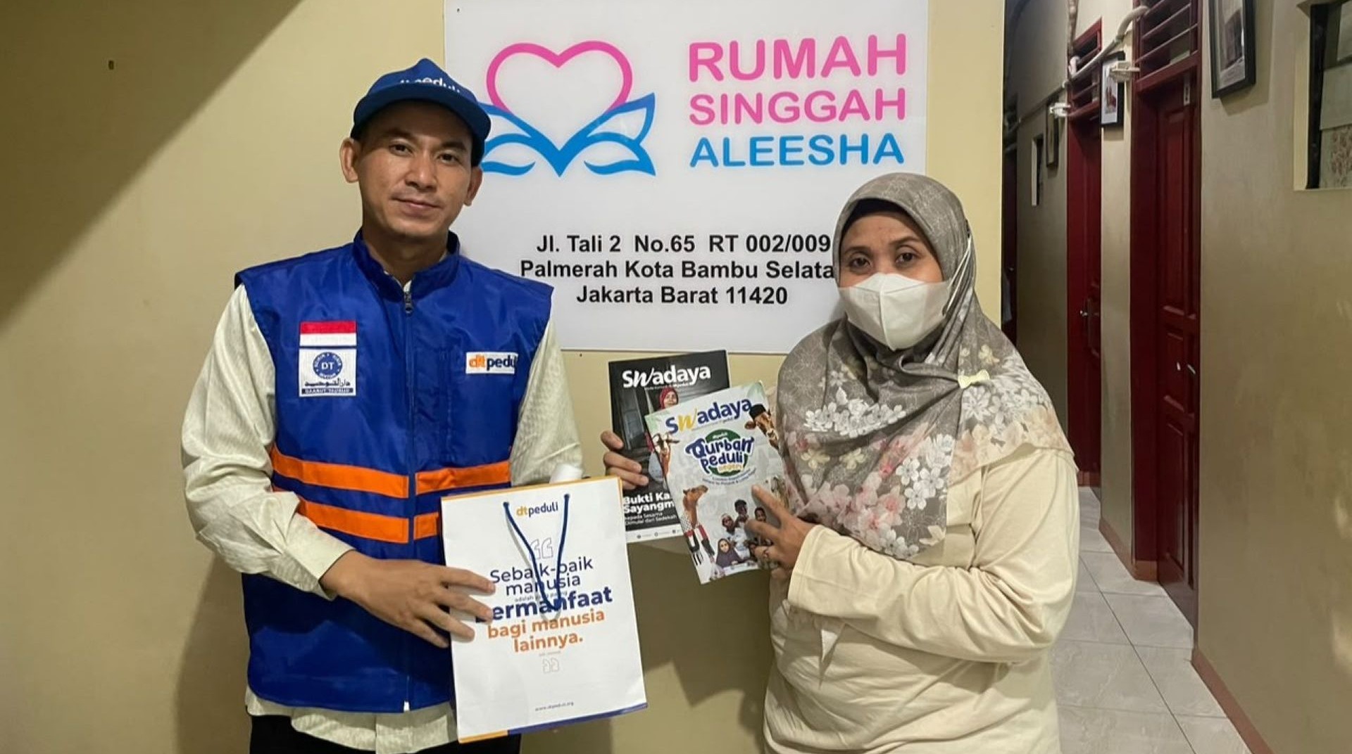 DT Peduli Jakarta Survei Kolaborasi Jaring Pengaman Sosial di Rumah Singgah Aleesha 