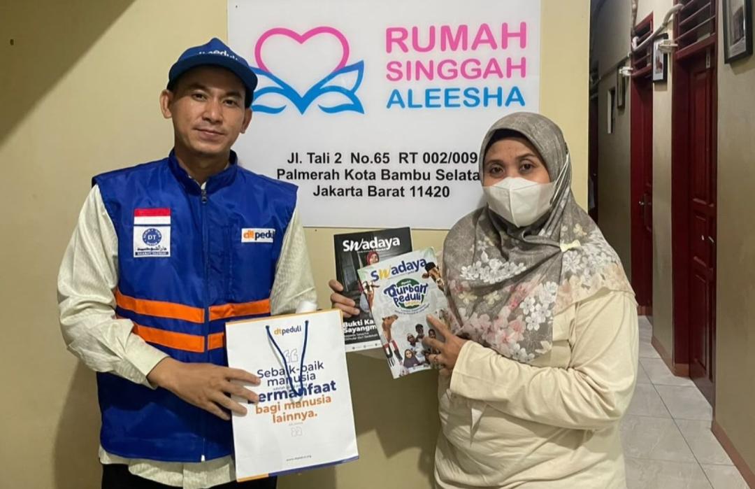 DT Peduli Jakarta Survei Kolaborasi Jaring Pengaman Sosial di Rumah Singgah Aleesha 