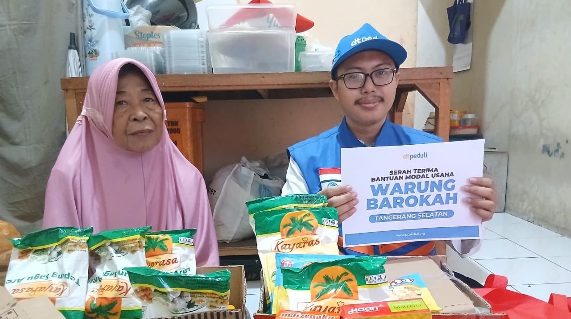 Warung Barokah, DT Peduli Tangsel Salurkan Bantuan Modal untuk UMKM 