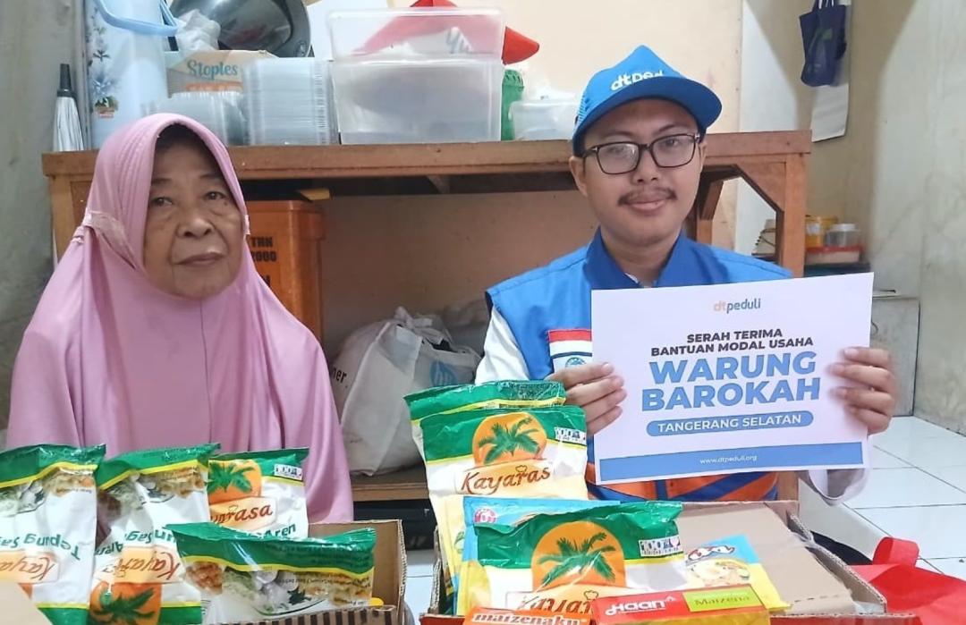 Warung Barokah, DT Peduli Tangsel Salurkan Bantuan Modal untuk UMKM 