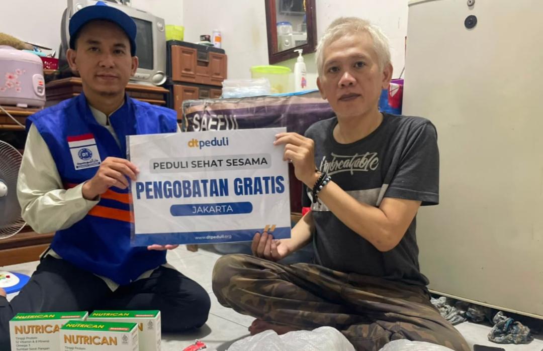DT Peduli Jakarta Salurkan Bantuan Pengobatan Gratis untuk Budi Ertanto Ikhtiar Sembuh dari Kanker 