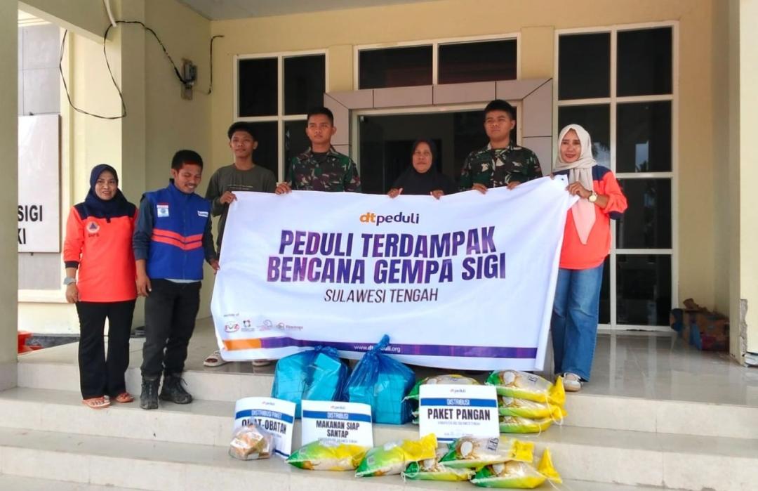 DT Peduli Salurkan Bantuan Kemanusiaan Gempa Bumi Sulawesi Tengah