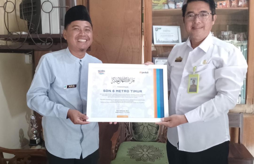 DT Peduli Metro Pererat Silaturahmi dan Sinergi Bersama SD Negeri 6 Metro