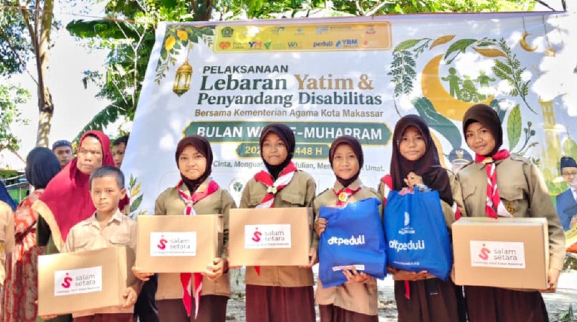 Sambut Muharram 1448H, DT Peduli Sulsel dan Kemenag Makassar Gelar Lebaran Yatim dan Penyandang Disabilitas di Pulau Barang Lompo 