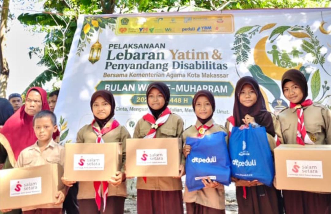 Sambut Muharram 1448H, DT Peduli Sulsel dan Kemenag Makassar Gelar Lebaran Yatim dan Penyandang Disabilitas di Pulau Barang Lompo 