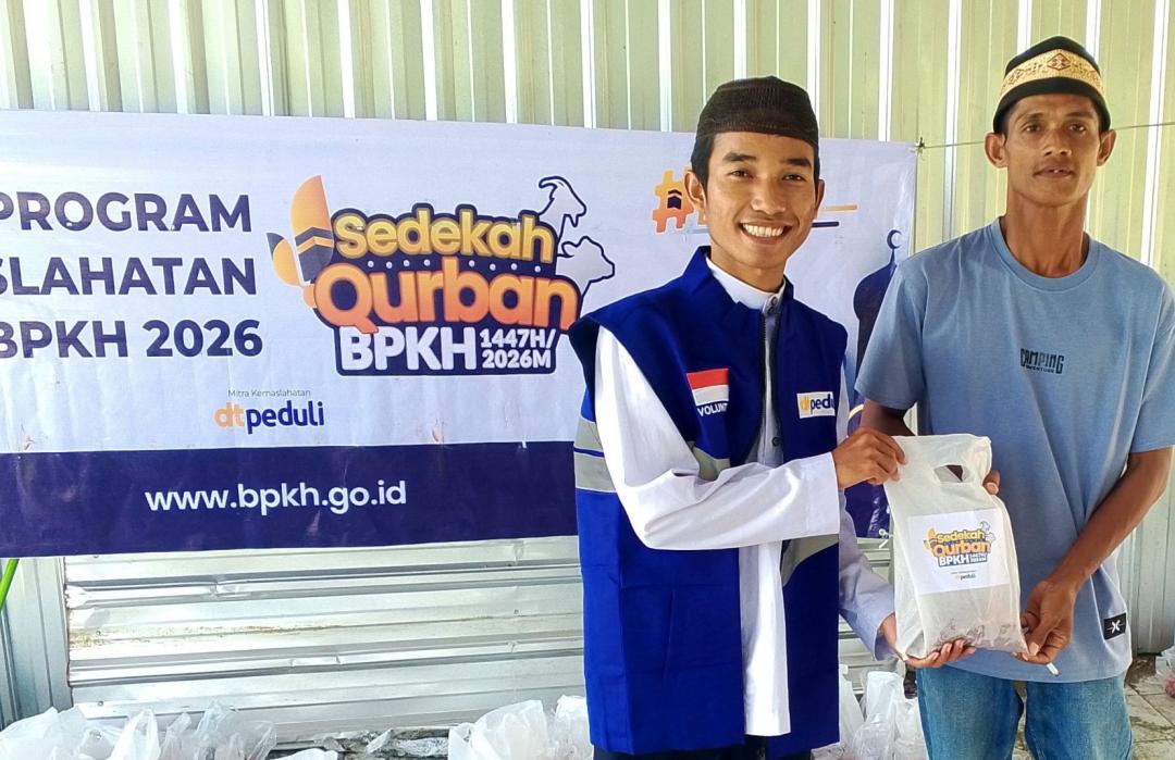Qurban Impact, BPKH Bersama DT Peduli Kalsel Salurkan Sebelas Sapi 