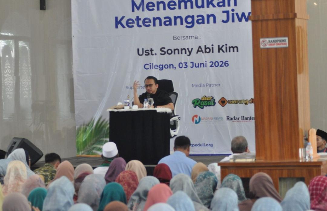 DT Peduli dan MT Al-Hijrah Gelar Kajian Finding Inner Peace di Masjid An-Nahl Al-Mubarokah Palm Hills Cilegon