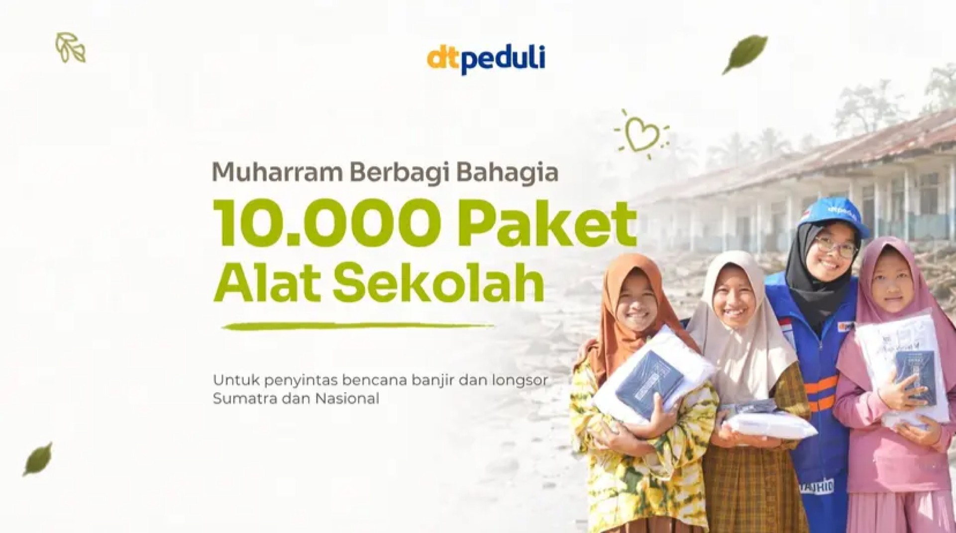 10.000 Paket Sekolah untuk Yatim / Dhuafa