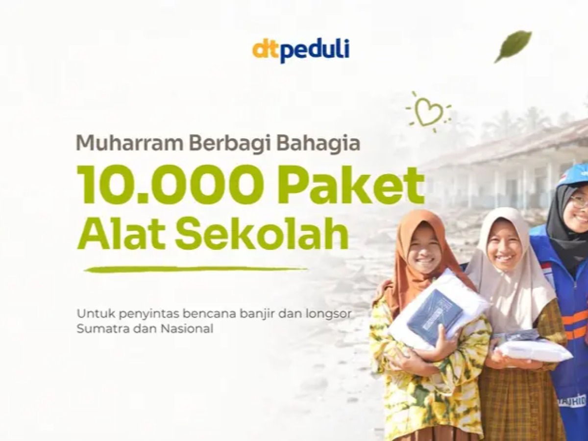 10.000 Paket Sekolah untuk Yatim / Dhuafa