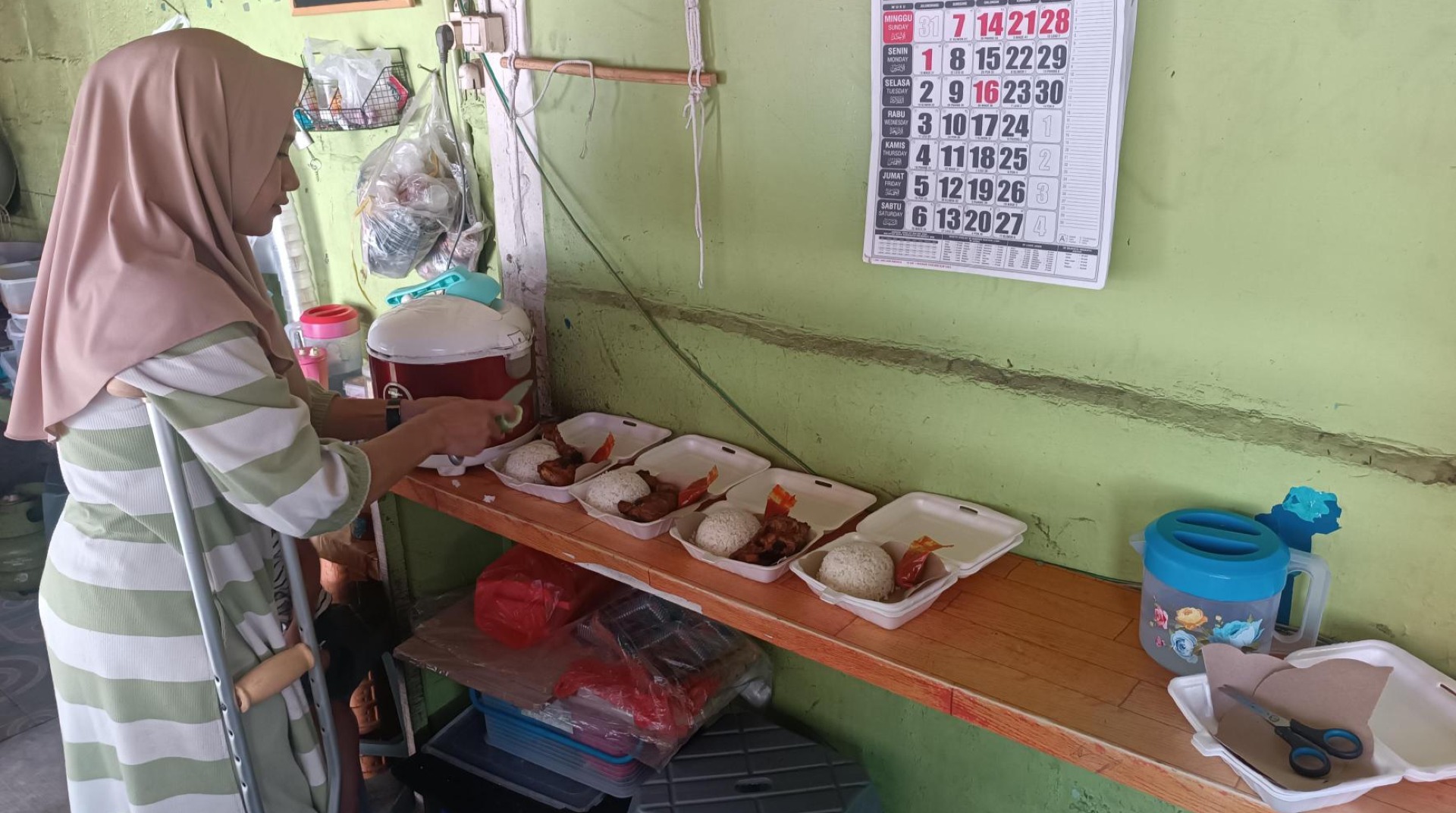 DT Peduli Bekasi Laksanakan Pendampingan Program KUBE Warung Ayam Bakar Komunitas Griya Kreasi Disabilitas (GKD)