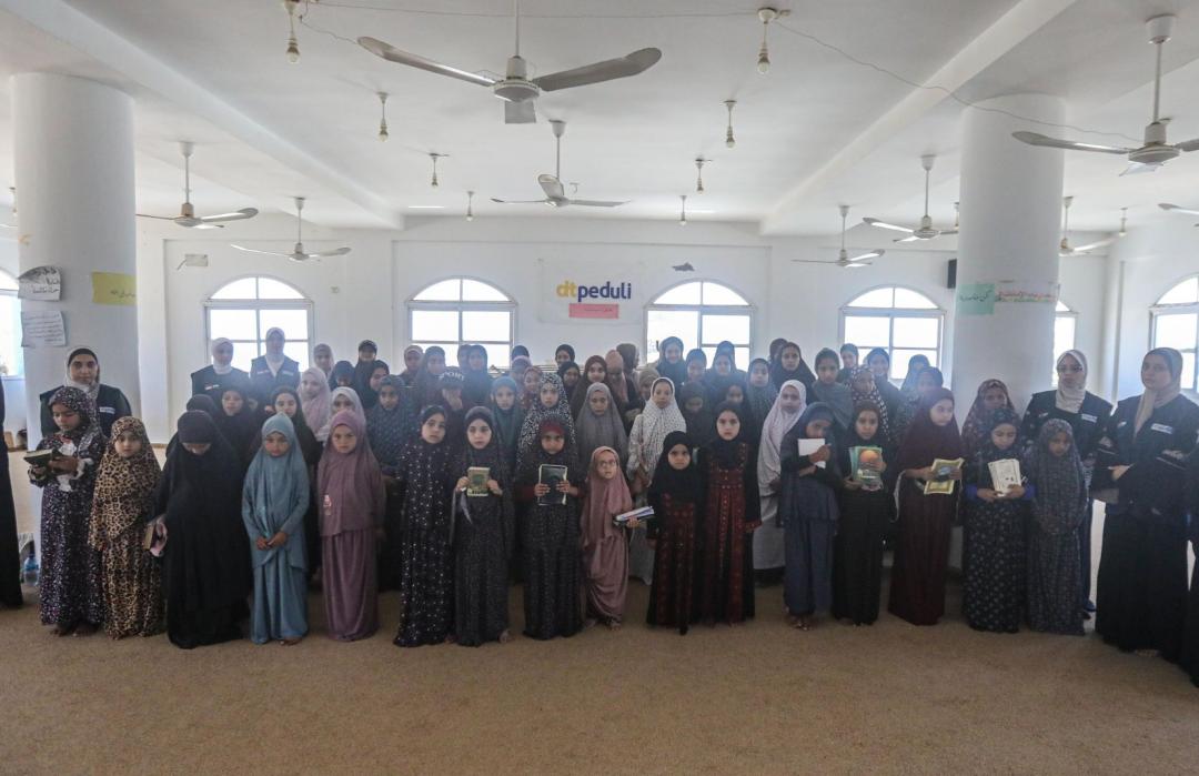 Dua Ratus Santri Ikuti Kegiatan Belajar Al-Qur’an di Masjid DT Gaza 
