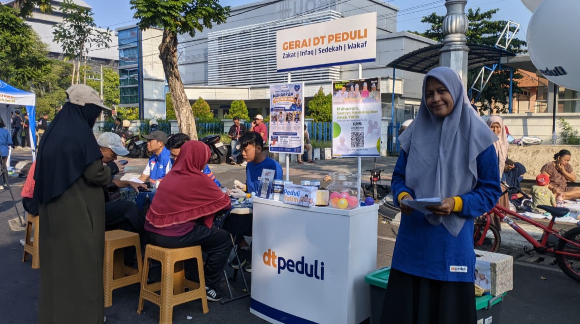 DT Peduli Jateng Gelar Sosialisasi Muharram Berbagi Harapan di CFD Simpang Lima Semarang  