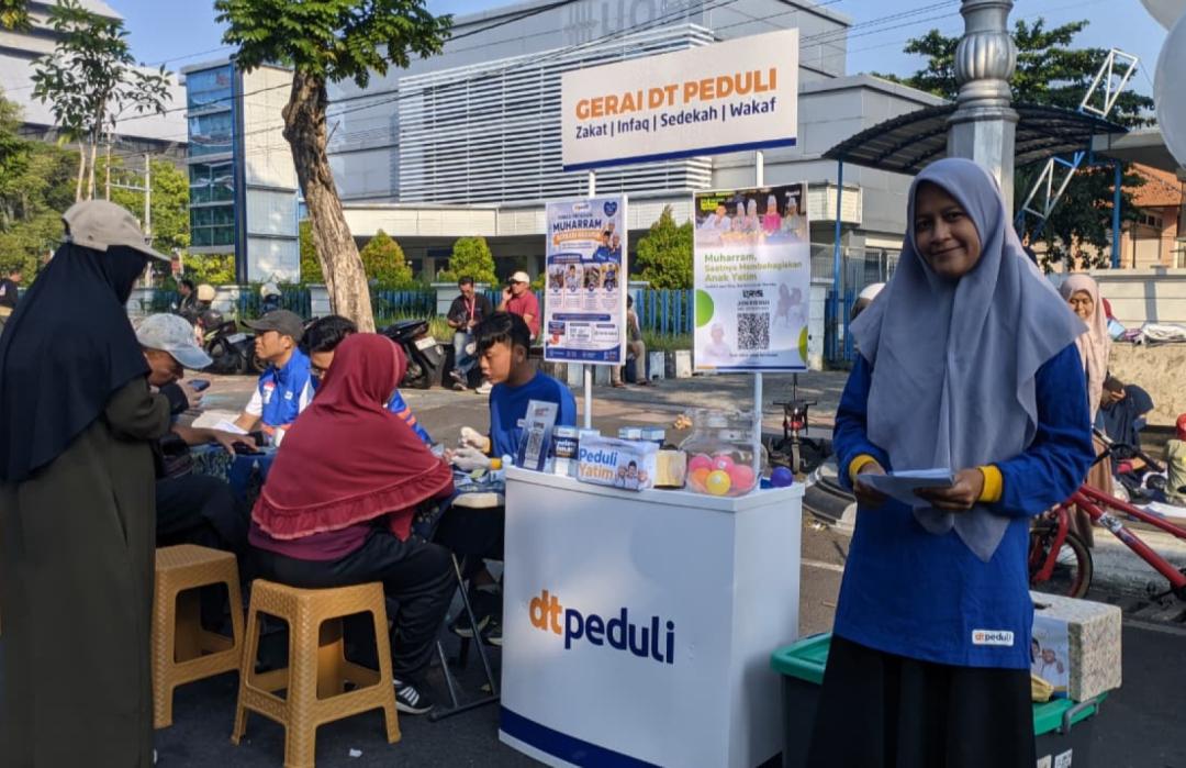 DT Peduli Jateng Gelar Sosialisasi Muharram Berbagi Harapan di CFD Simpang Lima Semarang  