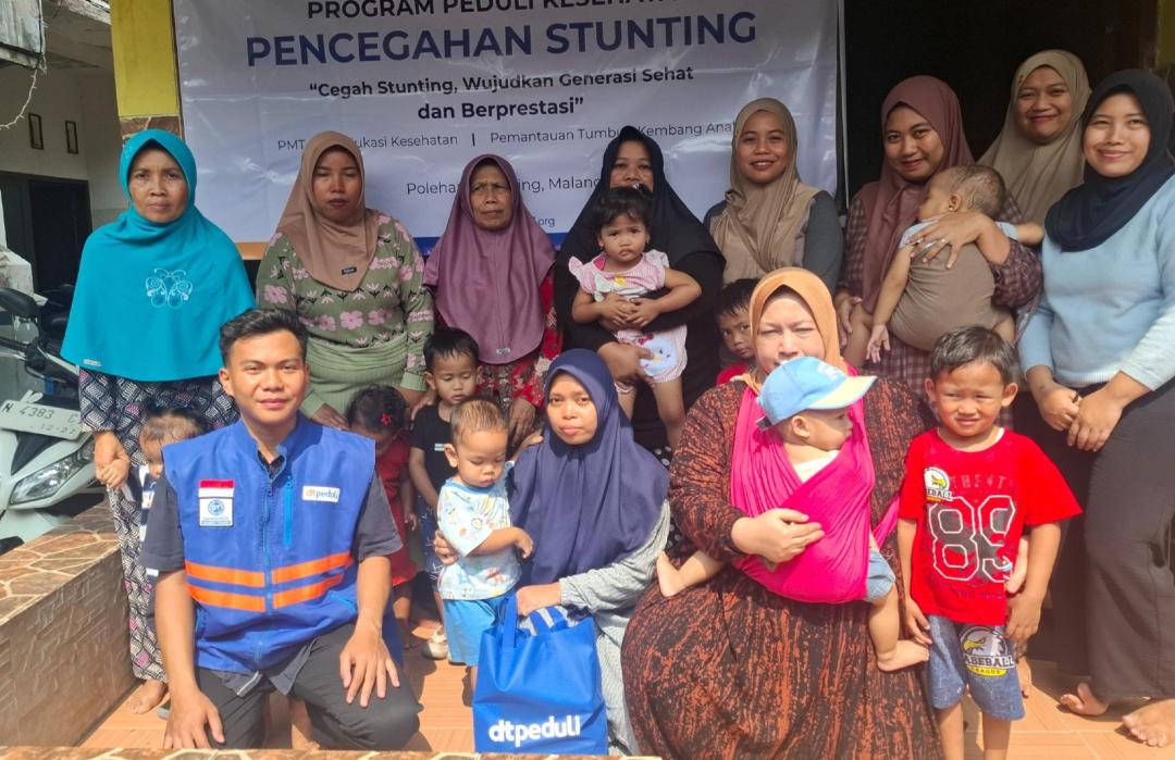 DT Peduli Malang Lanjutkan Program Peduli Stunting Tahap Akhir di Posyandu RW 03 Polehan